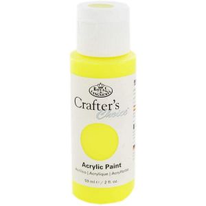 Farba akrylowa R&L Crafter's Choice 59ml, Żółta/Fluorescent Lemon Yellow